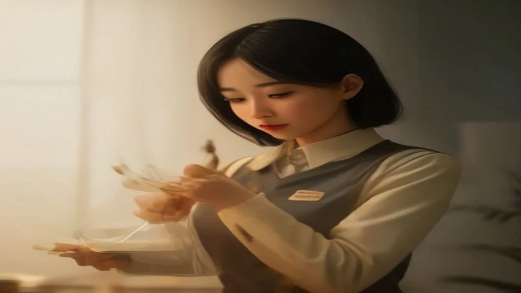 Nhân viên Nocovy đang đóng gói cẩn thận hộp quà tặng đông trùng hàm thảo cho khách hàng