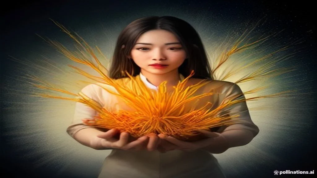 Khách hàng đang trải nghiệm sản phẩm đông trùng hạ thảo Nocovy tại showroom chính hãng